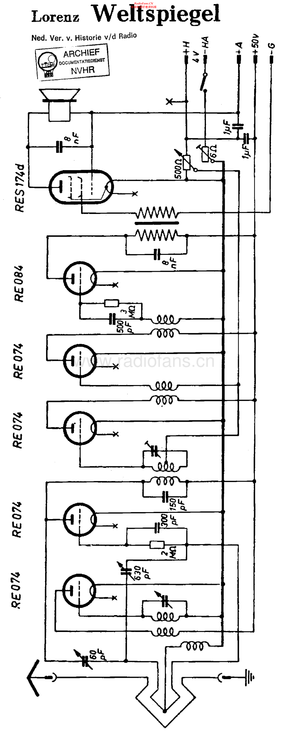 ITT-Ersw628Weltspiegel-rec-sch 维修电路原理图.pdf_第1页