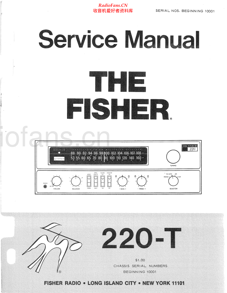 Fisher-220T-rec-sm维修电路原理图.pdf_第1页