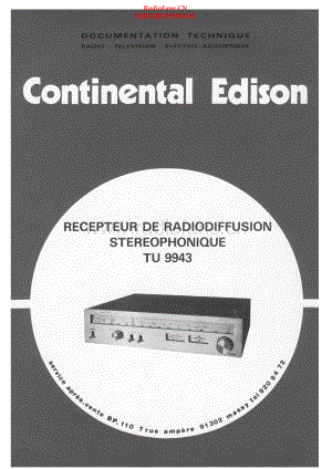 Continental-TU9943-tun-sm维修电路原理图.pdf