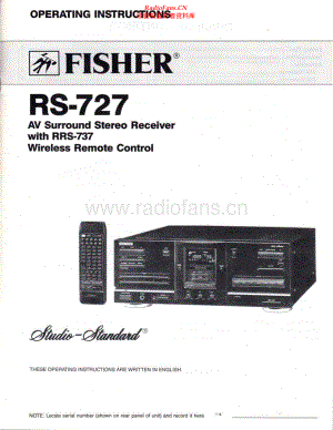 Fisher-RS727-rec-sm维修电路原理图.pdf