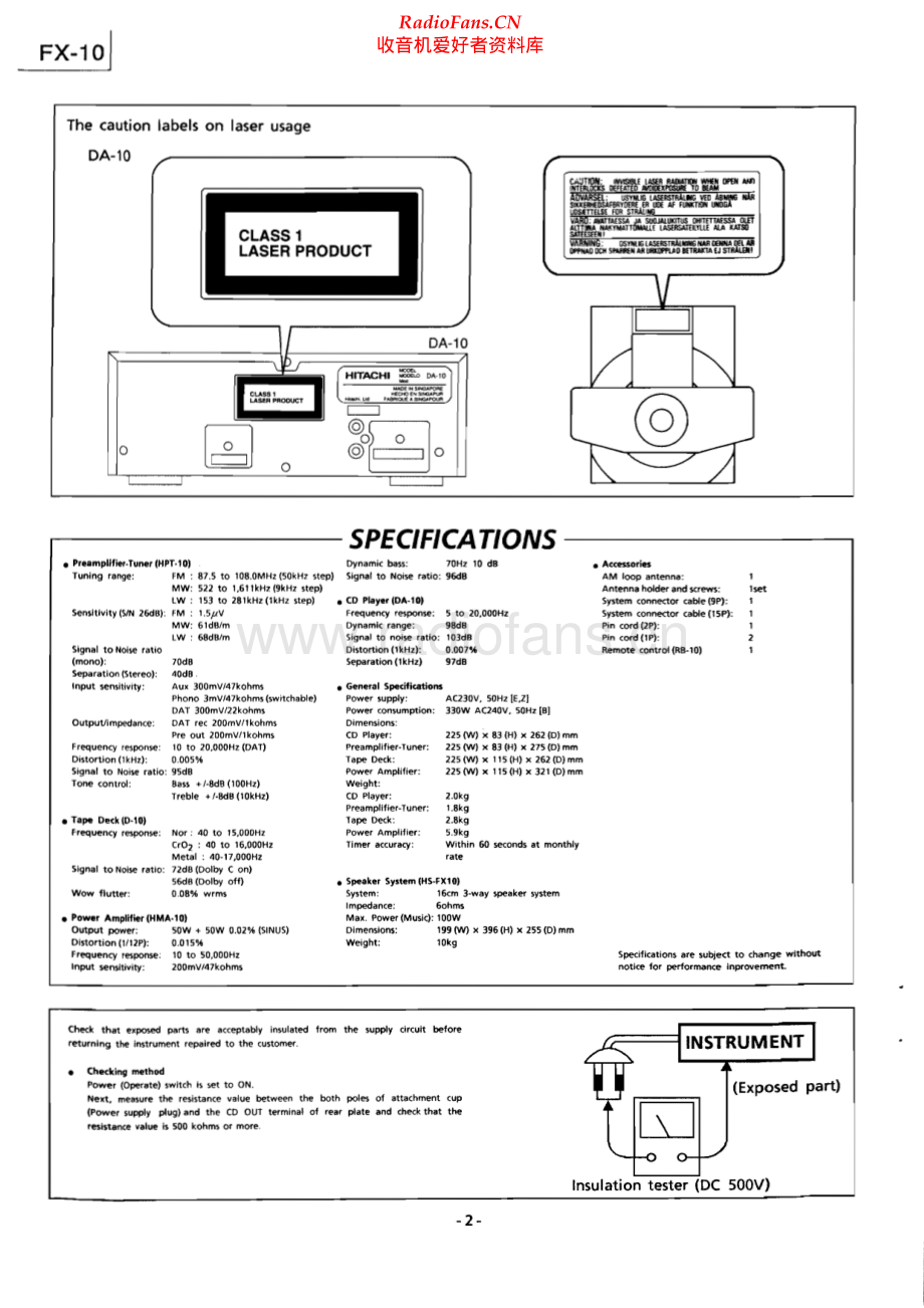 Hitachi-FX10-rec-sm 维修电路原理图.pdf_第2页