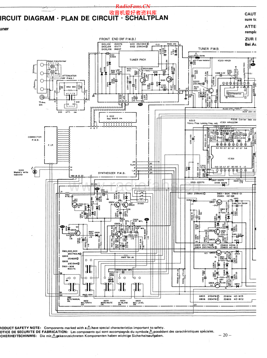 Hitachi-FT8000-tun-sch 维修电路原理图.pdf_第2页