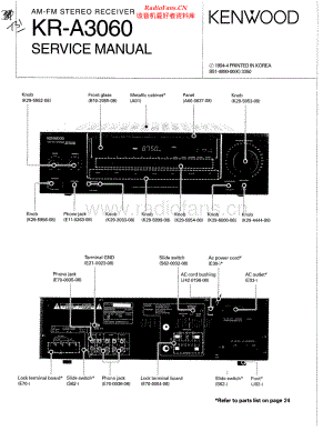 Kenwood-KRA3060-rec-sm 维修电路原理图.pdf