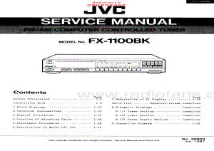 JVC-FX1100BK-tun-sm 维修电路原理图.pdf