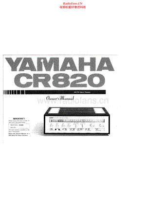 Yamaha-CR820-rec-sm 维修电路原理图.pdf