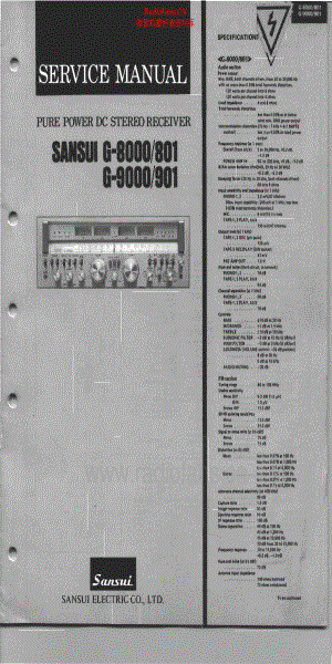 Sansui-G9000-rec-sm 维修电路原理图.pdf