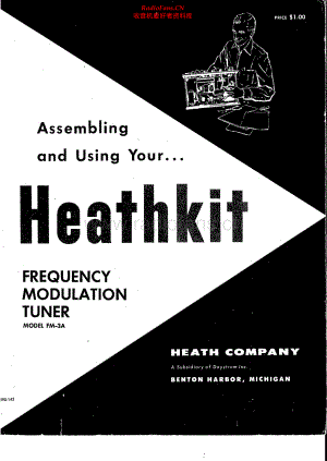 Heathkit-FM3A-tun-sm 维修电路原理图.pdf