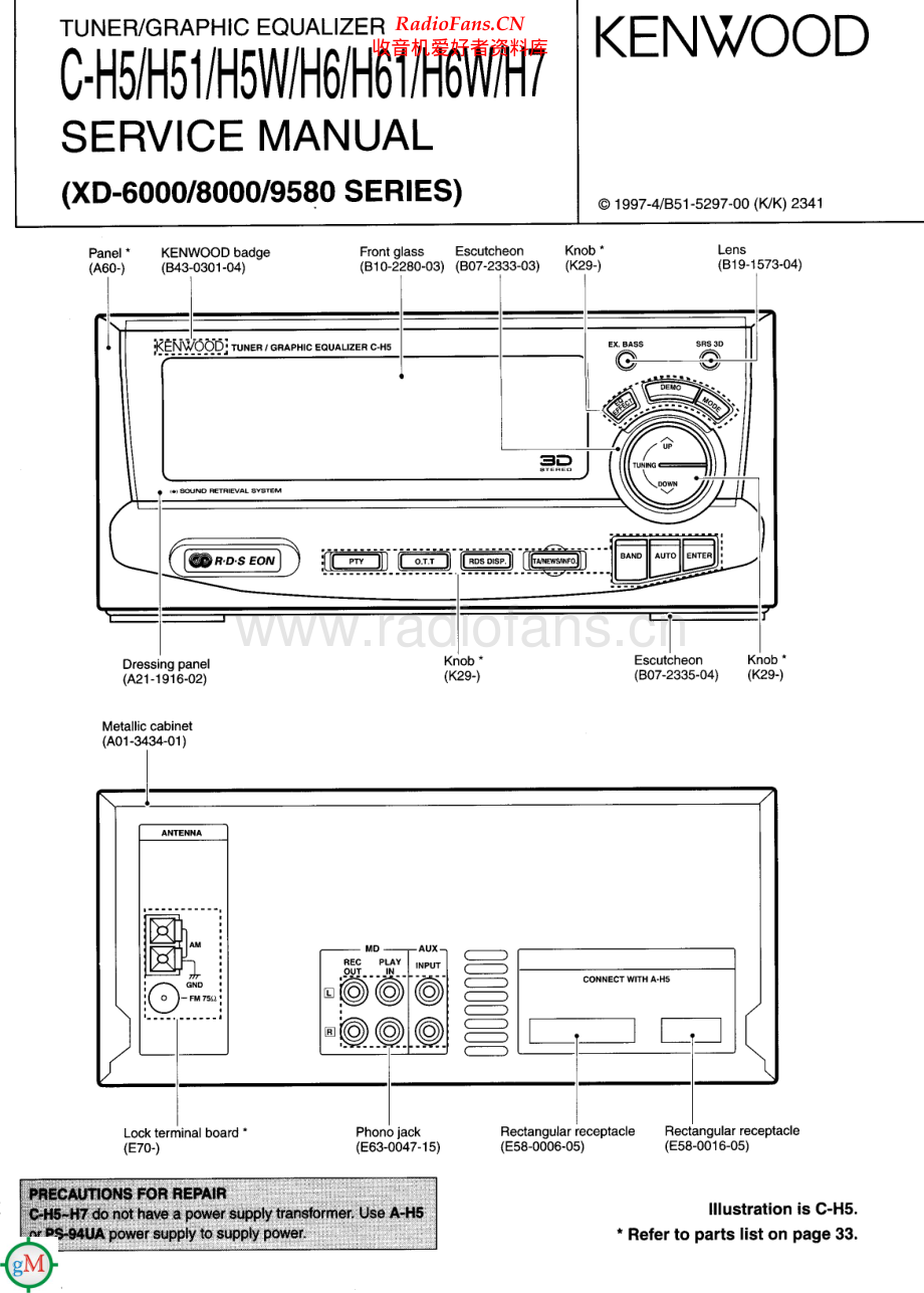 Kenwood-CH61-tun-sm 维修电路原理图.pdf_第1页