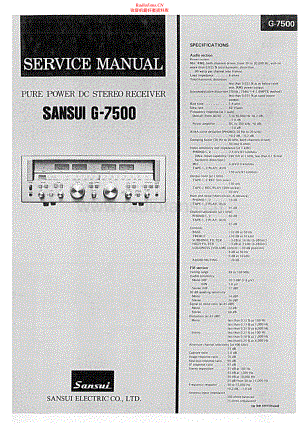 Sansui-G7500-rec-sm 维修电路原理图.pdf
