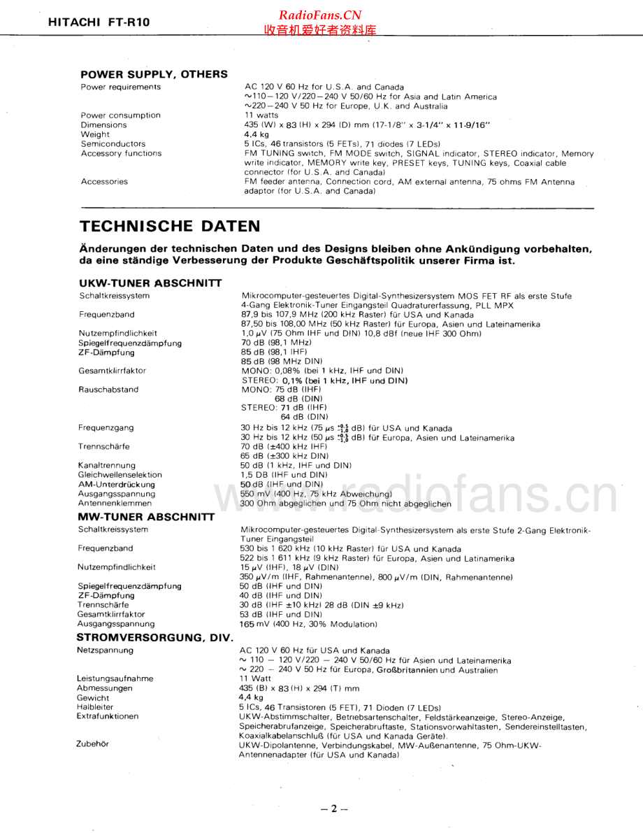 Hitachi-FTR10-tun-sm 维修电路原理图.pdf_第2页
