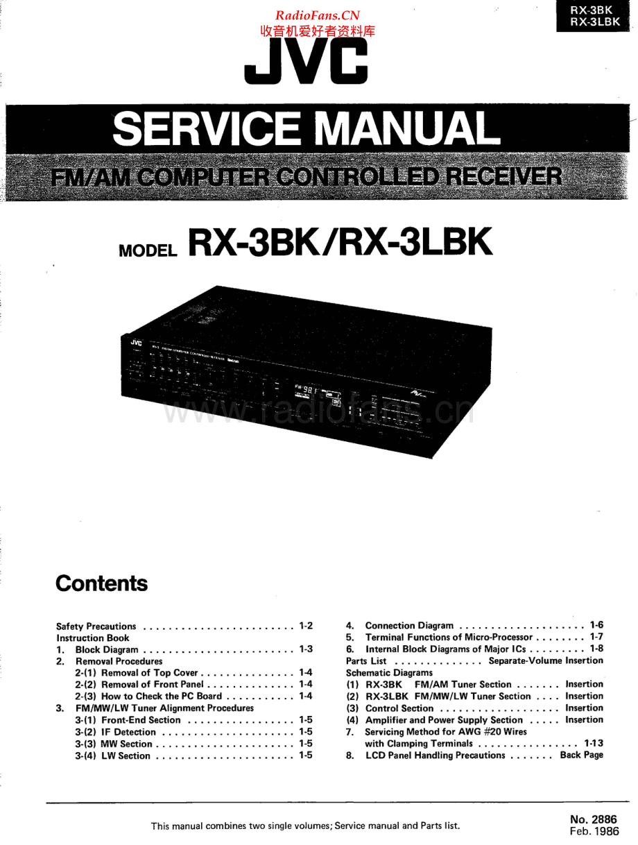 JVC-RX3LBK-rec-sm 维修电路原理图.pdf_第1页