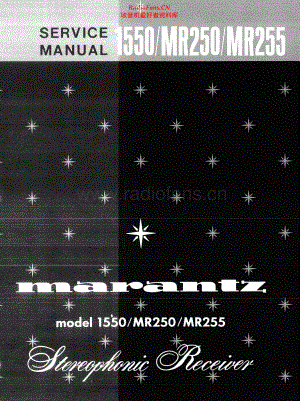 Marantz-MR250-rec-sm 维修电路原理图.pdf