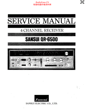 Sansui-QR6500-rec-sm 维修电路原理图.pdf