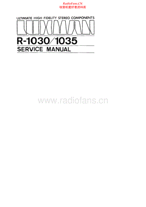 Luxman-R1030-rec-sm 维修电路原理图.pdf
