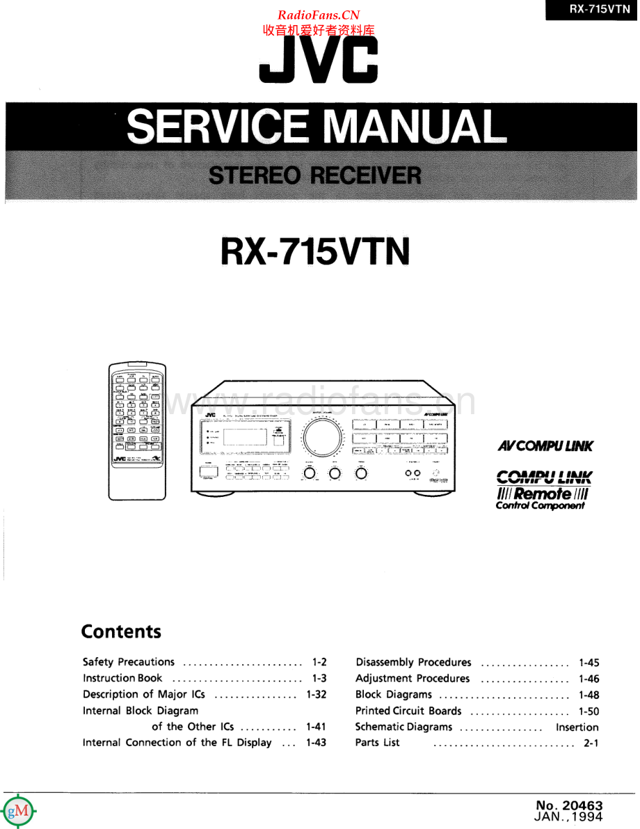 JVC-RX715VTN-rec-sm 维修电路原理图.pdf_第1页