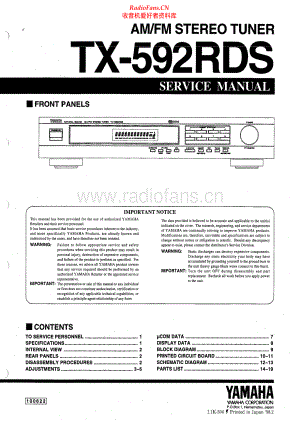 Yamaha-TX592RDS-tun-sm(1) 维修电路原理图.pdf