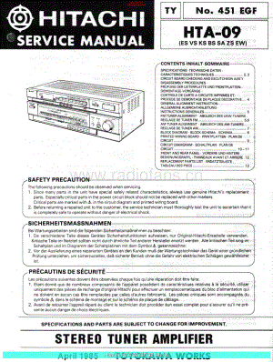 Hitachi-HTA09-rec-sm 维修电路原理图.pdf