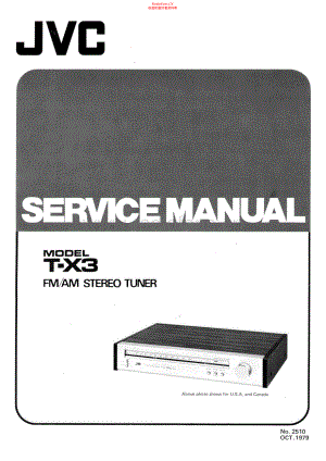 JVC-TX3-tun-sm 维修电路原理图.pdf