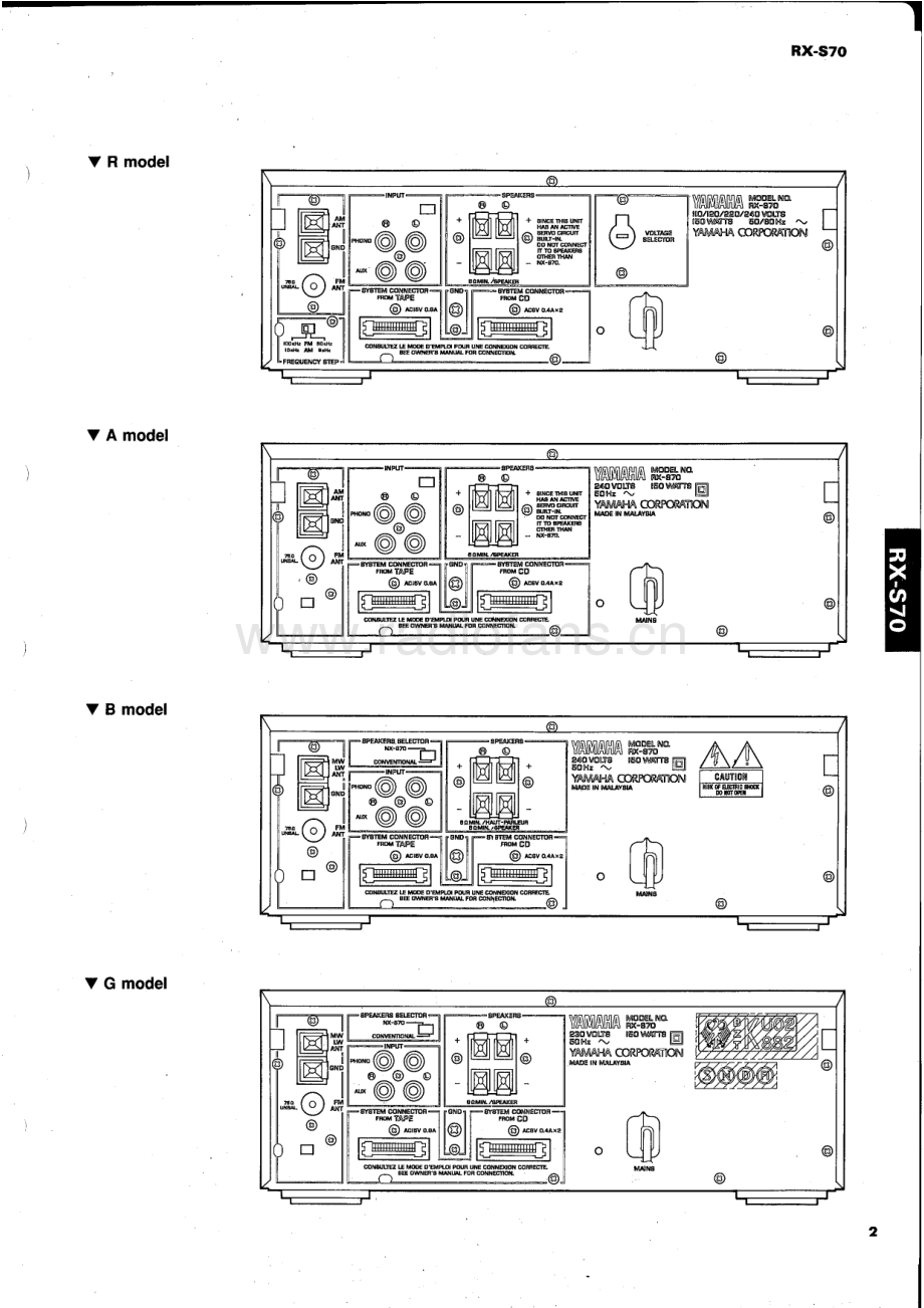 Yamaha-RXS70-rec-sm(1) 维修电路原理图.pdf_第3页