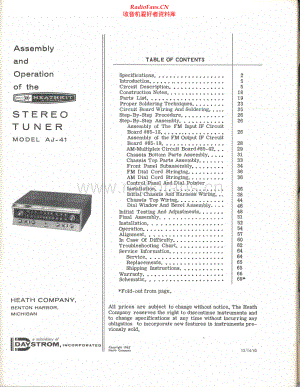 Heathkit-AJ41-tun-sm 维修电路原理图.pdf