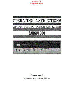 Sansui-800-rec-sm 维修电路原理图.pdf