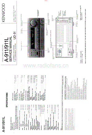 Kenwood-A911L-rec-sm 维修电路原理图.pdf