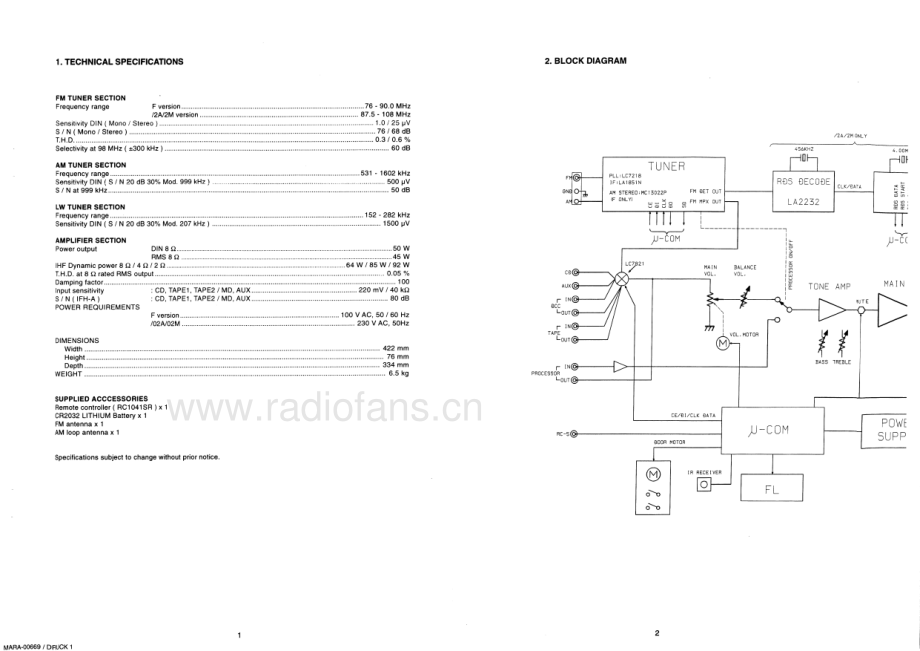 Marantz-SR1041-rec-sm 维修电路原理图.pdf_第3页