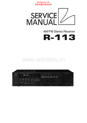 Luxman-R113-rec-sm 维修电路原理图.pdf