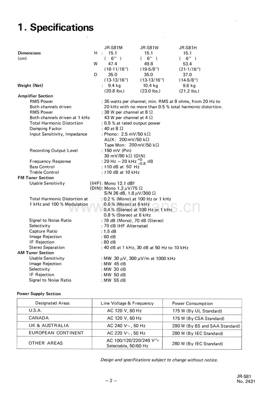 JVC-JRS81M-rec-sm 维修电路原理图.pdf_第3页