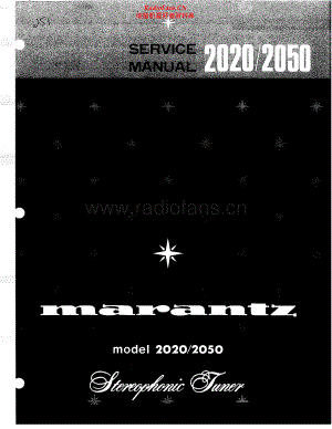 Marantz-2020-tun-sm 维修电路原理图.pdf