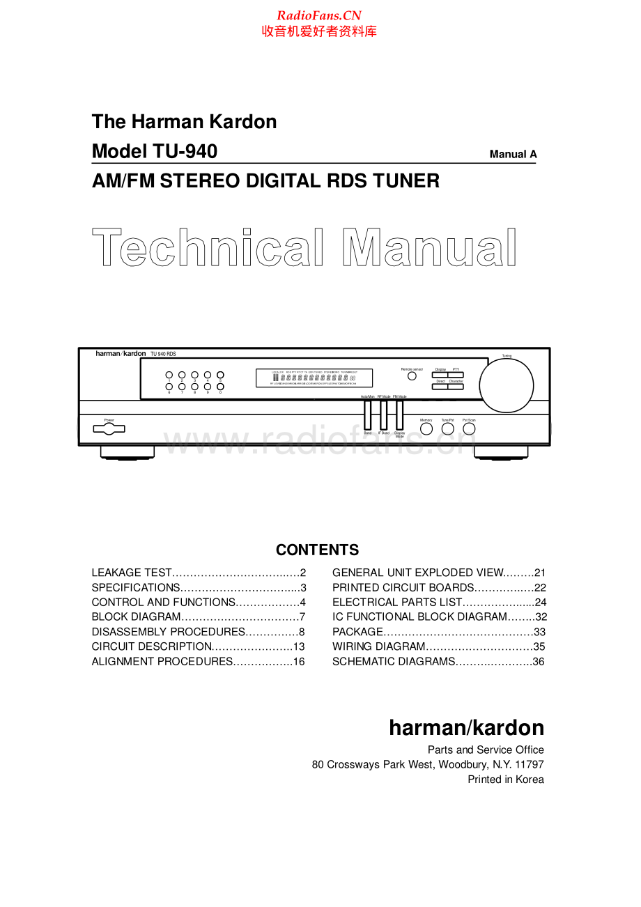 HarmanKardon-TU940-tun-sm维修电路原理图.pdf_第1页