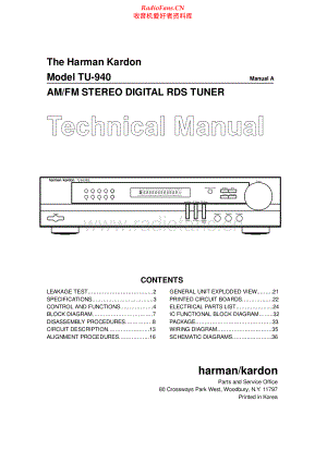 HarmanKardon-TU940-tun-sm维修电路原理图.pdf