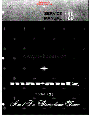 Marantz-125-tun-sm 维修电路原理图.pdf