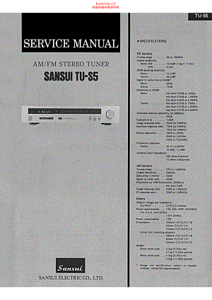Sansui-TUS5-tun-sm 维修电路原理图.pdf