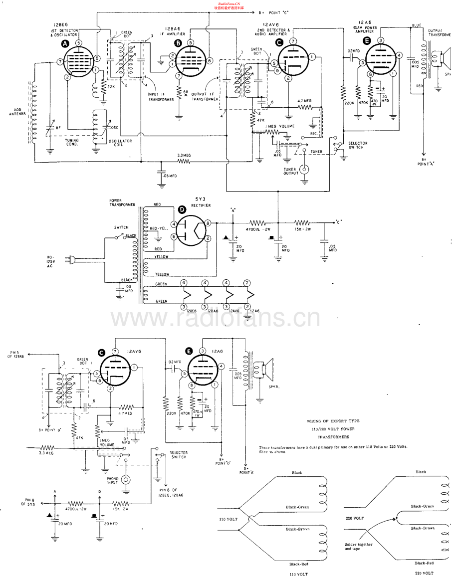 Heathkit-BR2-tun-sch 维修电路原理图.pdf_第2页