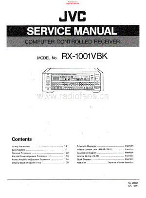 JVC-RX1001VBK-rec-sm1 维修电路原理图.pdf