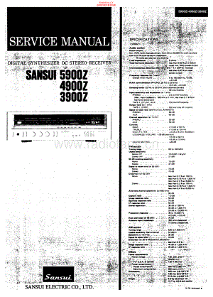 Sansui-5900Z-rec-sm 维修电路原理图.pdf