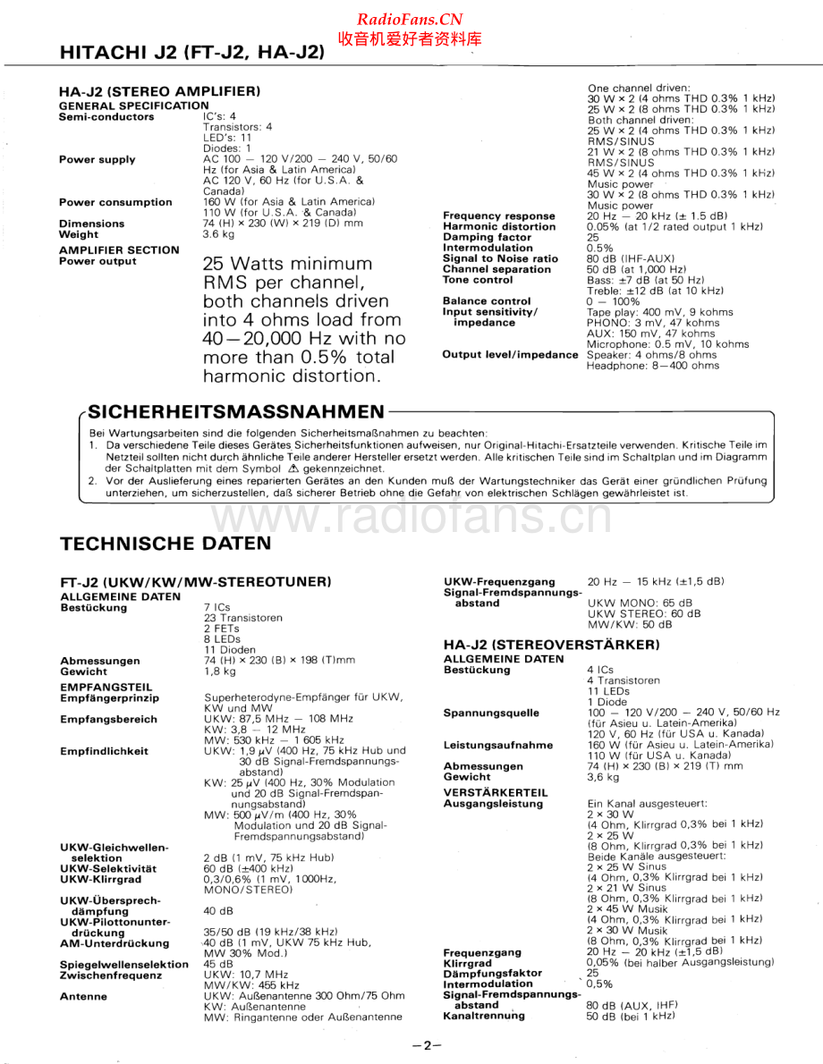 Hitachi-FTJ2-tun-sm 维修电路原理图.pdf_第2页