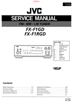 JVC-FXF1GD-tun-sm 维修电路原理图.pdf