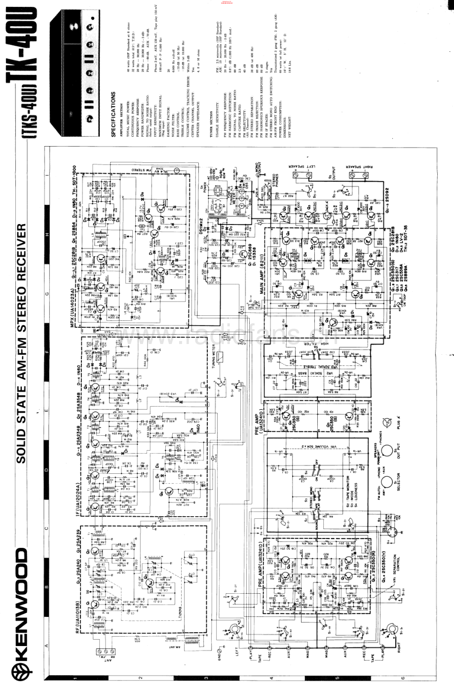 Kenwood-TK40U-rec-sch 维修电路原理图.pdf_第1页