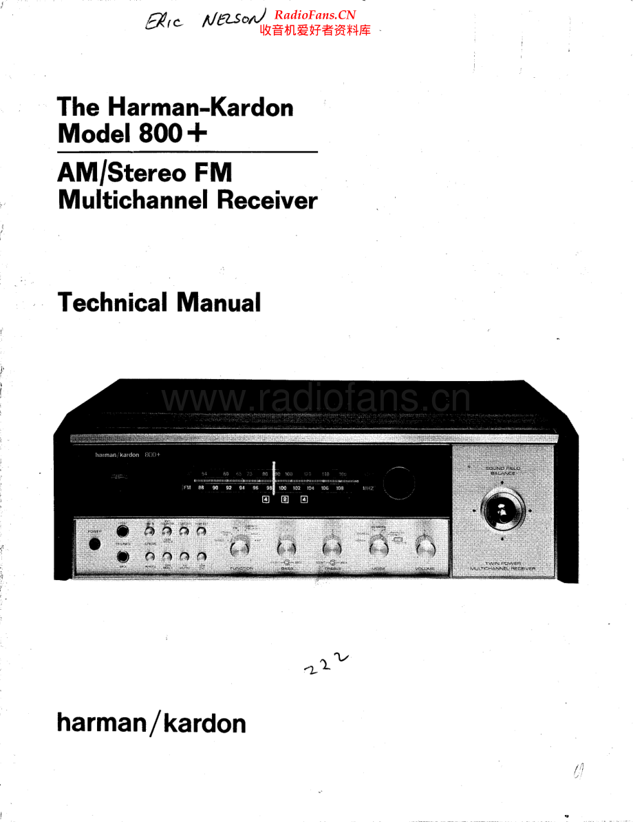HarmanKardon-800PLUS-rec-sm维修电路原理图.pdf_第1页