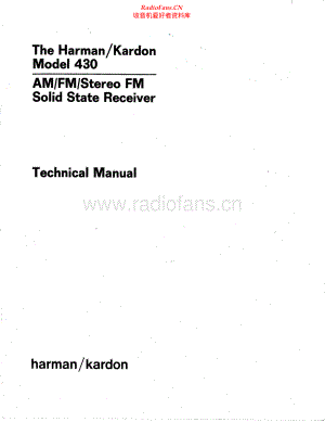 HarmanKardon-430-rec-sm维修电路原理图.pdf
