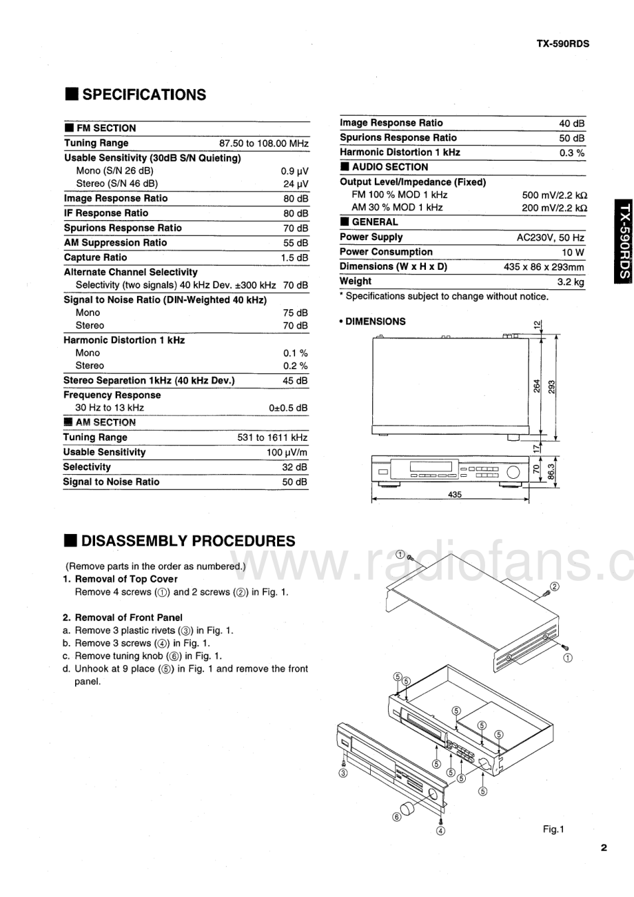 Yamaha-TX590RDS-tun-sm(1) 维修电路原理图.pdf_第3页