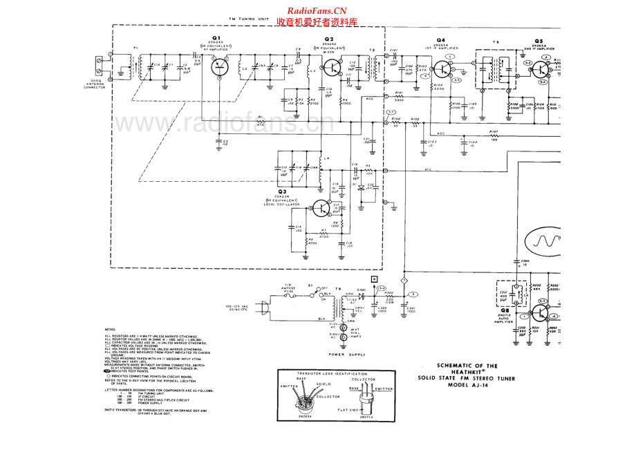 Heathkit-AJ14-tun-sch1 维修电路原理图.pdf_第1页