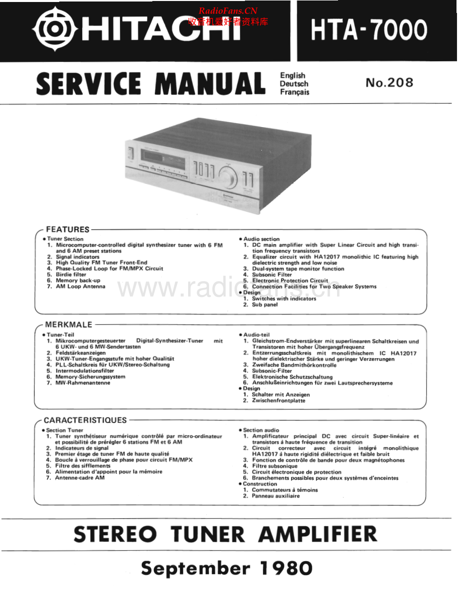 Hitachi-HTA7000-rec-sm 维修电路原理图.pdf_第1页