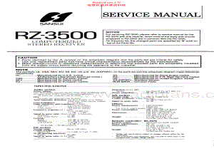 Sansui-RZ3500-rec-sm 维修电路原理图.pdf