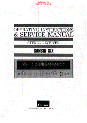 Sansui-Six-rec-sm 维修电路原理图.pdf