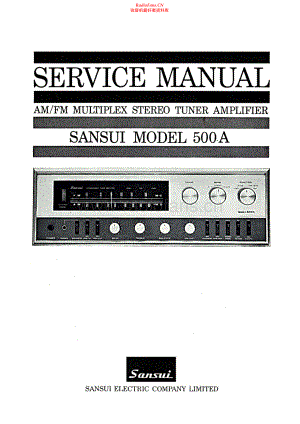 Sansui-500A-rec-sm 维修电路原理图.pdf