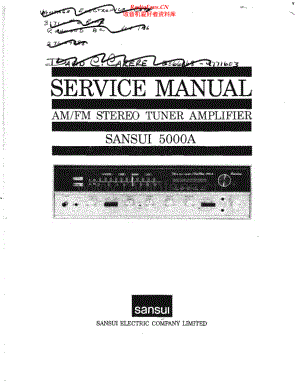 Sansui-5000A-rec-sm2 维修电路原理图.pdf