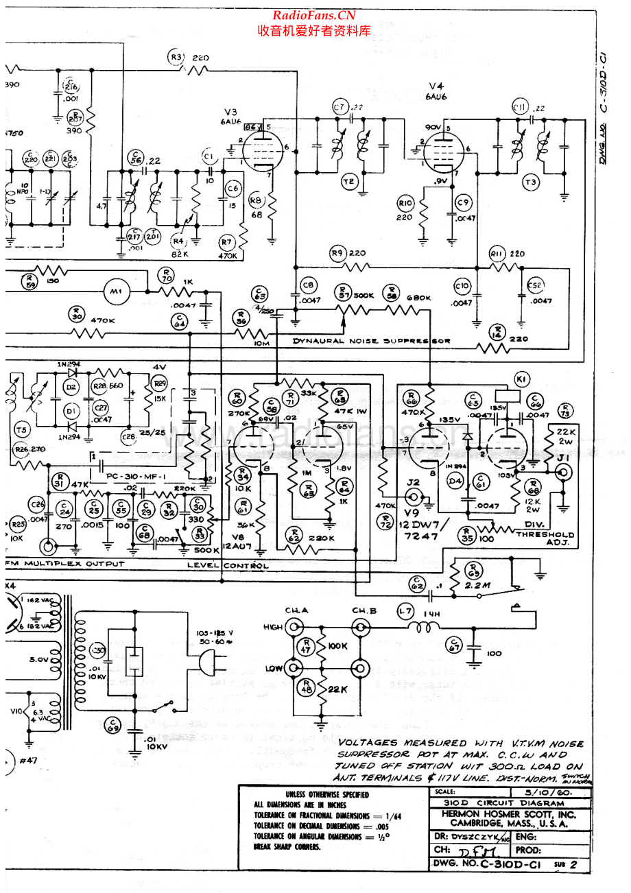 HHScott-310D-tun-sch2 维修电路原理图.pdf_第1页